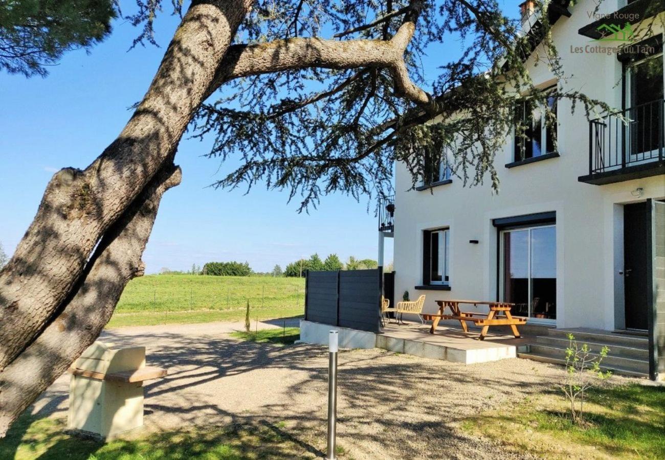 Le Cottage Nature Vigne Rouge Sauna Gaillac Entre Albi-Toulouse & Les Cottages Du Tarn Brens  Eksteriør billede