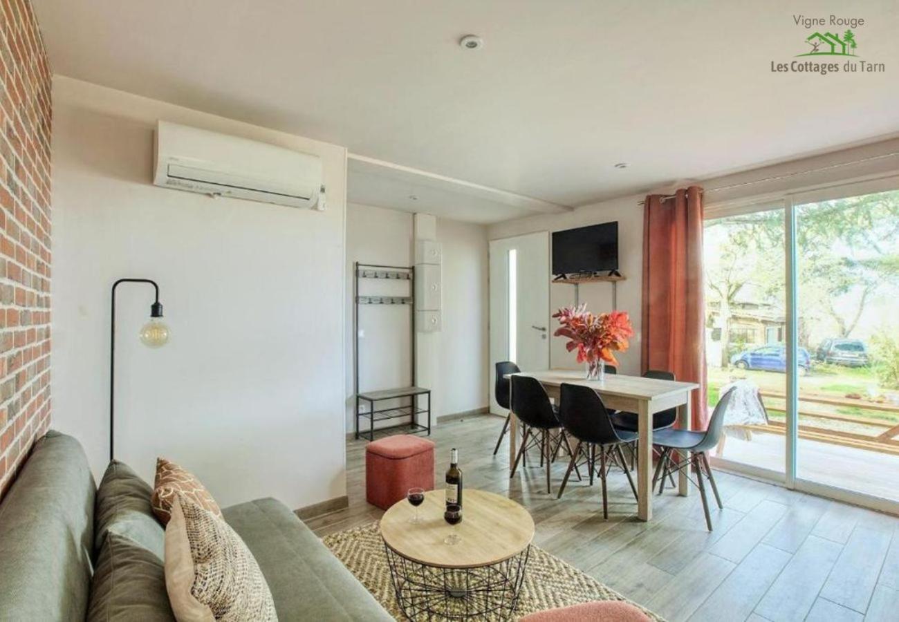 Le Cottage Nature Vigne Rouge Sauna Gaillac Entre Albi-Toulouse & Les Cottages Du Tarn Brens  Eksteriør billede
